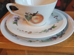 "Villeroy & Boch Französischer Garten 9-teiliges Set Service für 3 neue offene Box 7,5""x6" - Bild 1 von 6