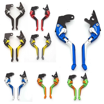 Palanca de embrague de freno plegable extensible 3D para Triumph ROCKET III ROADSTER 2010-2016 azul Foto 1 de 4