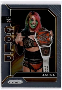 Asuka 2022 Panini Prizm WWE Gold #16 WWE Raw - Picture 1 of 2