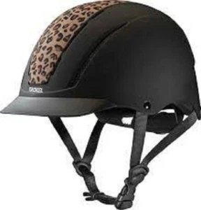 New! Low Profile TROXEL SPIRIT SAHARA LEOPARD EQUESTRIAN HELMET horse Size S M L - Picture 1 of 2