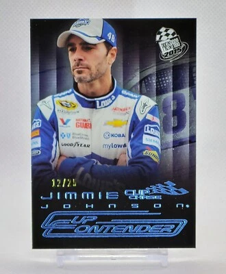 2015 Press Pass Cup Chase Contender Blue Jimmie Johnson #81 12/25 - Image 1 of 2