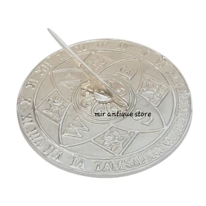 Sundial Clock 10'' for Garden Yard Outdoor Home Decor Gift For Family, Friends - Picture 1 of 7