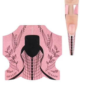 Nail Forms 100PCS, Acrylic Nail Forms for Nail Extension Tips, Long Nail Forms f - Picture 1 of 12