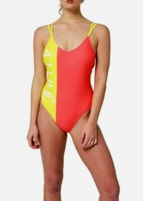 🔥$120🔥JUICY COUTURE Maiô Ombre Feminino One Piece Logotipo Tiras Tam P, M, L - Imagem 1 de 4