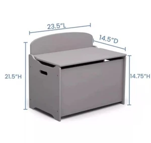 Caja de juguetes Delta TB83460GN-026 MySize Deluxe - gris - Imagen 1 de 6