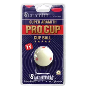 TRAINING BALL – ARAMITH PRO CUP CUE BALL – VARIOUS SIZES - Foto 1 di 5