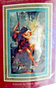 Kustom Krafts gezähltes Kreuzstich-Set FRÜHLINGSROMANTIK Pierre Auguste Kinderbett Kunst - Bild 1 von 3