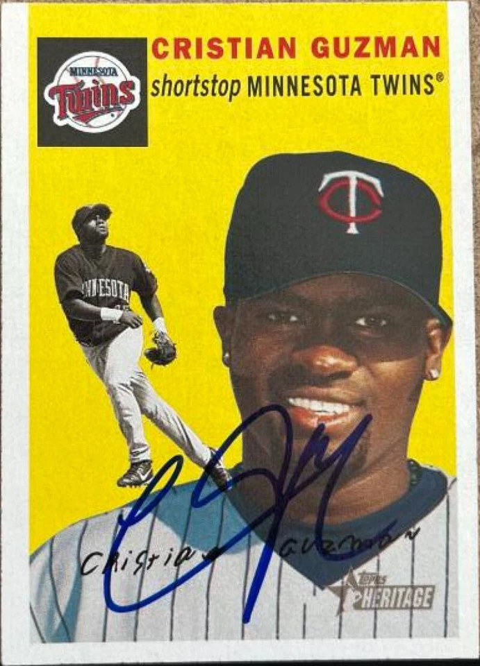 Cristian Guzman Autographed 2003 Topps Heritage #293 - Image 1 of 1