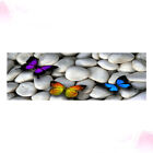 Bathroom Mats Decorative Carpet Butterfly Printing Water-absorbing Household