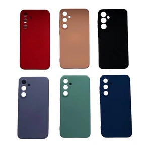 Funda Silicona Suave Samsung Galaxy A55 5G con Cámara 3D 7 colores Envió Gratis - Imagen 1 de 7