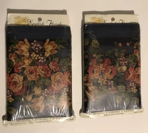 English Florals Pre-Pasted Wall Borders 15 Ft. x 6.875 In. Lot Of 2 VTG. - Picture 1 of 2