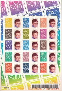 Timbre France Personnalisé F3925P** Adhésif Lamouche Logo Privé ref FJK 175 - Foto 1 di 1