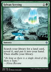 MTG SYLVAN SCRYING EXC - PREMONIZIONE SILVANA - BFZ - MAGIC - Picture 1 of 1