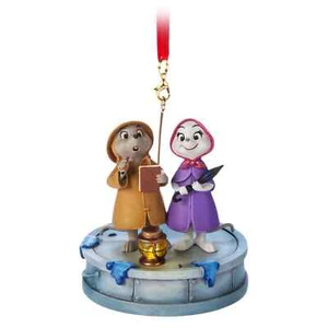 Disney store The Rescuers Bernard & and Miss Bianca Light up Sketchbook Ornament - Picture 1 of 6