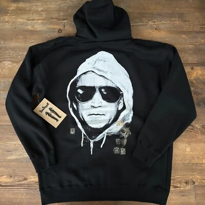 Extremely Rare Vintage New 2006 Tank Theory "Universal Bomber" Hoodie w/ Aviator - Image 1 of 4