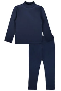 Girls Long Sleeve Turtleneck Shirt and Leggings Set - Picture 1 of 78