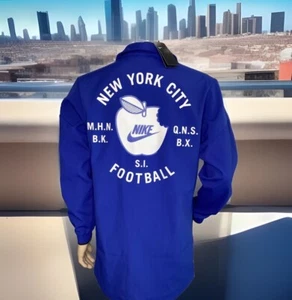 Nike Nueva York City Chaqueta Fútbol Gran Manzana Swoosh Gráficos AT6643-495 M NUEVO CON ETIQUETAS - Imagen 1 de 9