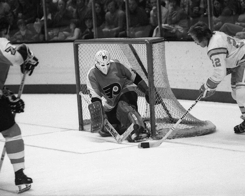 Philadelphia Flyers BERNIE PARENT Glossy 8x10 Photo Print Hockey Poster HOF 84 Cover