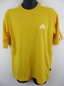 Adidas Herrenshirt Sport Training Fitnessstudio T-Shirt Jersey gelb Retro M Medium - Bild 1 von 6