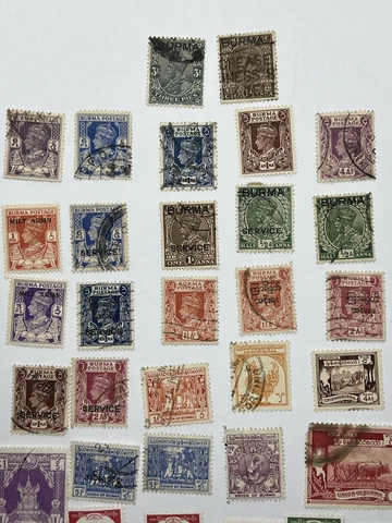 Burma Stamp Collection of 35 Cover