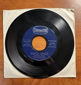 CAROLE KING "Nobody's Perfect" Dimension Record Vinyl 45 Single 7" EX+ - Picture 1 of 2