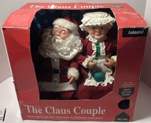 Vintage Christmas decoration The Claus Couple- North Pole Productions - Picture 1 of 9