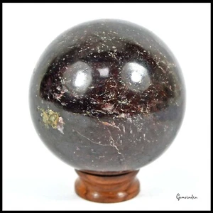 2260 kt/59 mm seltene schöne Granatkugel Kristallkugel Mineral Heilung - Bild 1 von 6