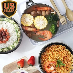 33Oz Microwave Ramen Cooker,Ramen Bowl Set,Instant Noodles Bowl with Chopstic... - Picture 1 of 1