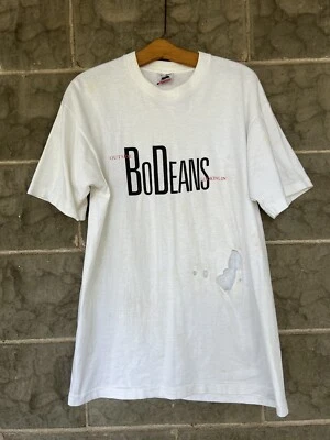 Camiseta Vintage Bo Deans Band Grande Años 90 Fruta del Telar Golpeada Grunge Distre Foto 1 de 4