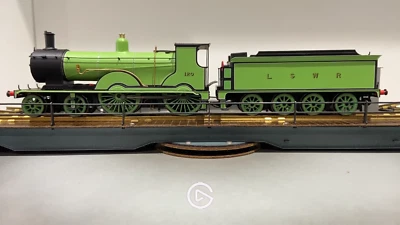 Hornby R3863 Class T9 4-4-0 120 LSWR Green Livery DCC Ready NRM Limited Edition - Image 1 of 4