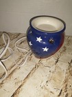 Patriotic Red White Blue Flag 5" Wax Warmer Casa Vero 