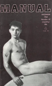Manual N.47 December 1963, Vintage Male Beefcake Magazine - Imagen 1 de 2