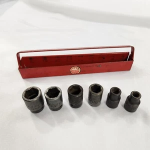 Mac Tools Impact Sockets Metal Tray Caddie 1/2 inch SAE Shallow VT7 USA 6 point - Bild 1 von 7
