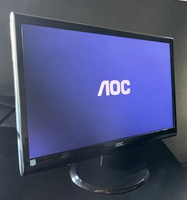 AOC E2250Swdn 21.5” Full HD LED LCD Monitor 1920x1080 VGA DVI – Tested - Image 1 of 3