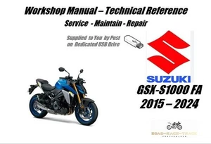 Suzuki GSX-S1000 GSX S1000 FA Service Reparatur Werkstatthandbuch USB 2015 - 2024 - Bild 1 von 11
