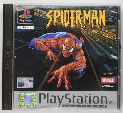 Spider-Man (PS1, 2000, PAL) - Complete Platinum Edition ACTIVISION Marvel - Image 1 of 4