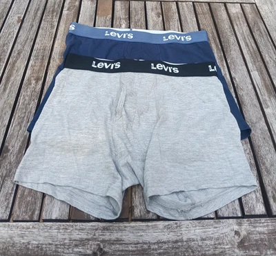 2 Мужские трусы-боксеры Levis размер средний 32-34 новый без упаковки - Изображение 1 из 4