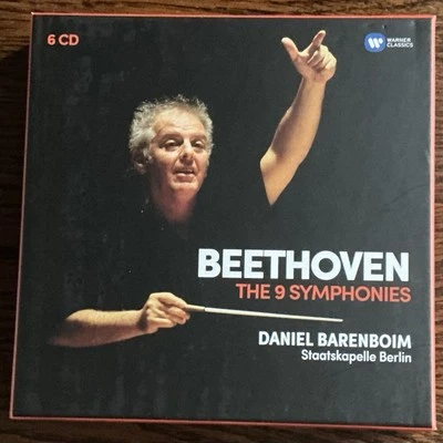 Beethoven: The Symphonies: Barenboim: Staatskapelle Berlin: Warner 6 CD Box Set Foto 1 de 2