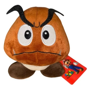 Peluche Goomba Super Mario 5" Nintendo 2011 nuovo con etichetta - Foto 1 di 5