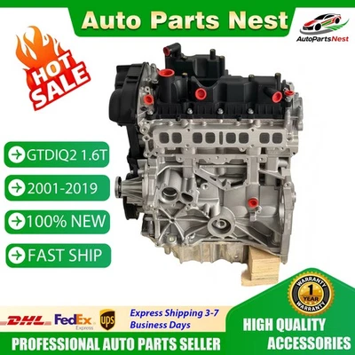 Long Block Engine Assy 适用于 2001 - 2019 年通用福特 Escape Focus Kuga GTDIQ2 1.6T — 第 1/4 张图片