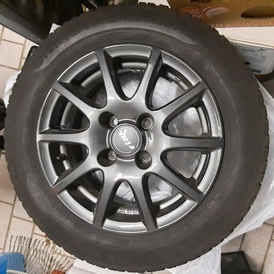 Satz Uniroyal-Winterreifen 165/70R14*T auf Rial Alu-Felgen (z.B. Citigo e) - Bild 1 von 4