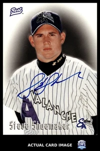 1996 Best #NNO STEVE SHOEMAKER Salem Avalanche AUTO NM - Picture 1 of 4