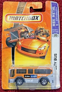 Matchbox Go Metro Los Angeles City Bus Rare Transit Series Diecast MBX City - Picture 1 of 1
