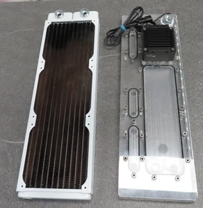 Acryblock GPU Kühler REV  NZXT H9 Flow P +Kühlrippen - Bild 1 von 5