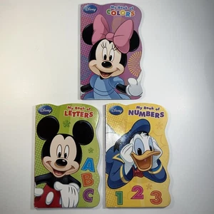 (LOT OF 3) Disney Board Books, My: Numbers, Shapes, Colors GREAT  - Imagen 1 de 6