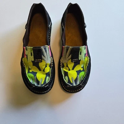 Ariat Mujer Azul Marino Mocasín Estilo Zapatos Talla 6 Foto 1 de 4