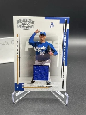 2004 Donruss Throwback Threads - Runelvys Hernandez #96 Material /100 (MEM) - Image 1 of 2