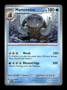 Pokémon Mamoswine poco común ME02: Phantasmal Flames 025/094 casi nuevo casi nuevo - Imagen 1 de 2