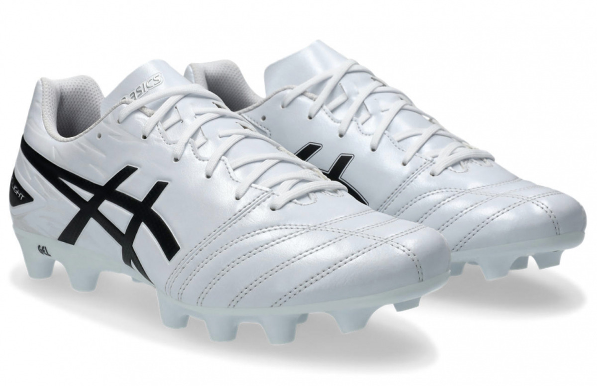 ASICS DS LIGHT CLUB Wide Football Soccer Shoes White/Black ASICS DS LIGHT CLUB Wide Football Soccer Shoes White/Black