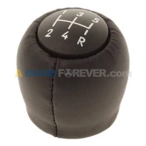 SAAB 9000 SHIFT KNOB LEATHER MANUAL STICK SHIFT 1986-1998 NEW OEM REPRODUCTION - Picture 1 of 4
